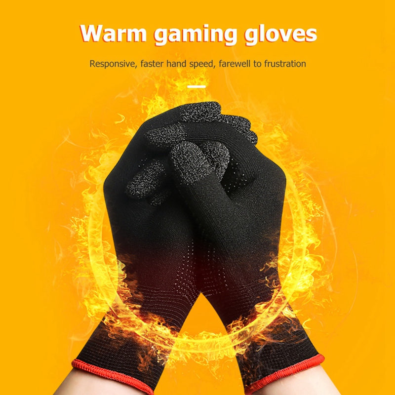 Game Gloves for PUBG Sweat Proof Non-Scratch Sensitive Press Screen Gaming Finger Thumb Sleeve