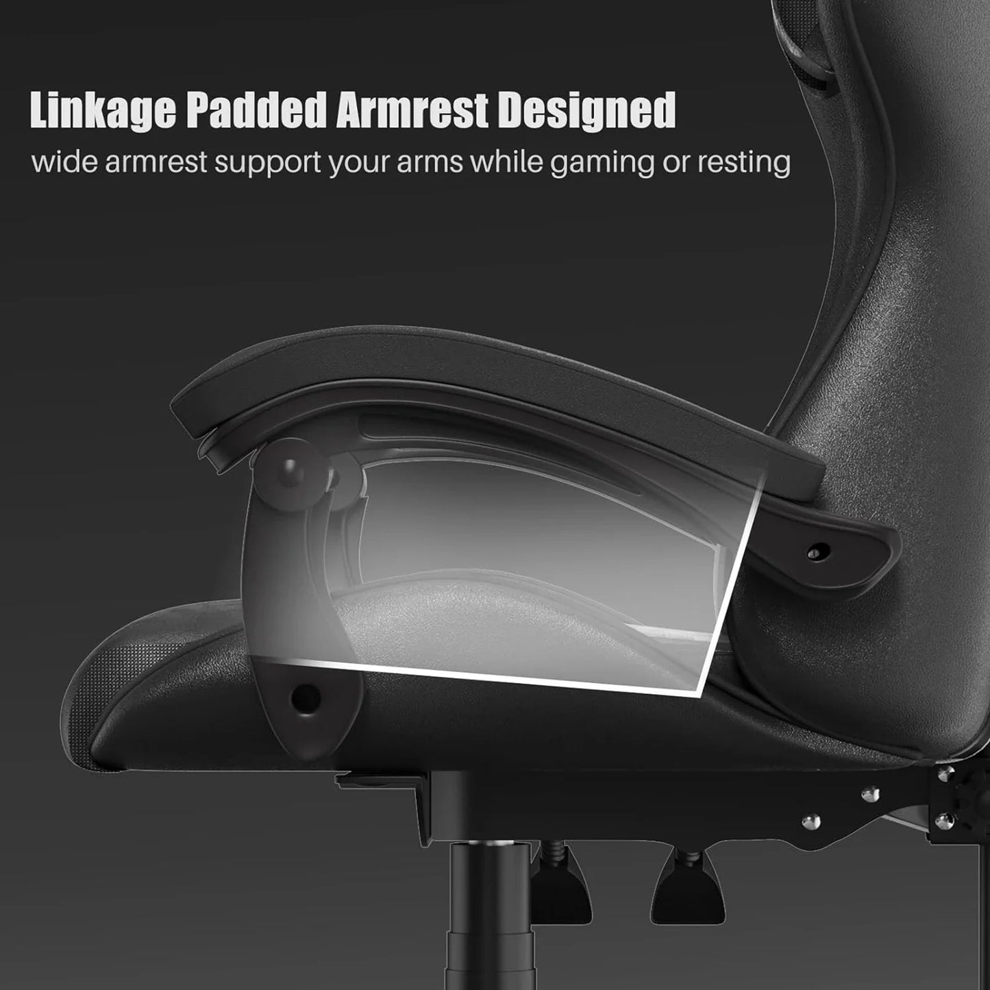 Gaming Office  Ergonomic PU Leather Computer Desk  with Headrest and Lumbar Support Game Chairs Racing Chair