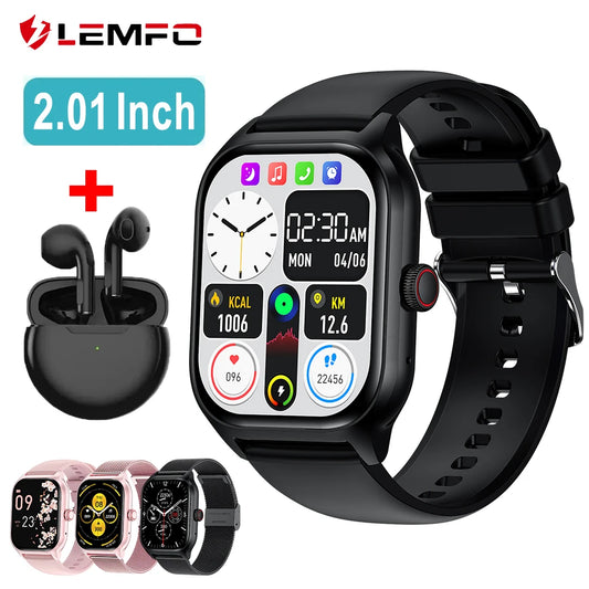 Smart Watch 2024 Android Bluetooth Call Smartwatch 2024 Touch Dial Music Fitness Tracker Sports Watches Gift