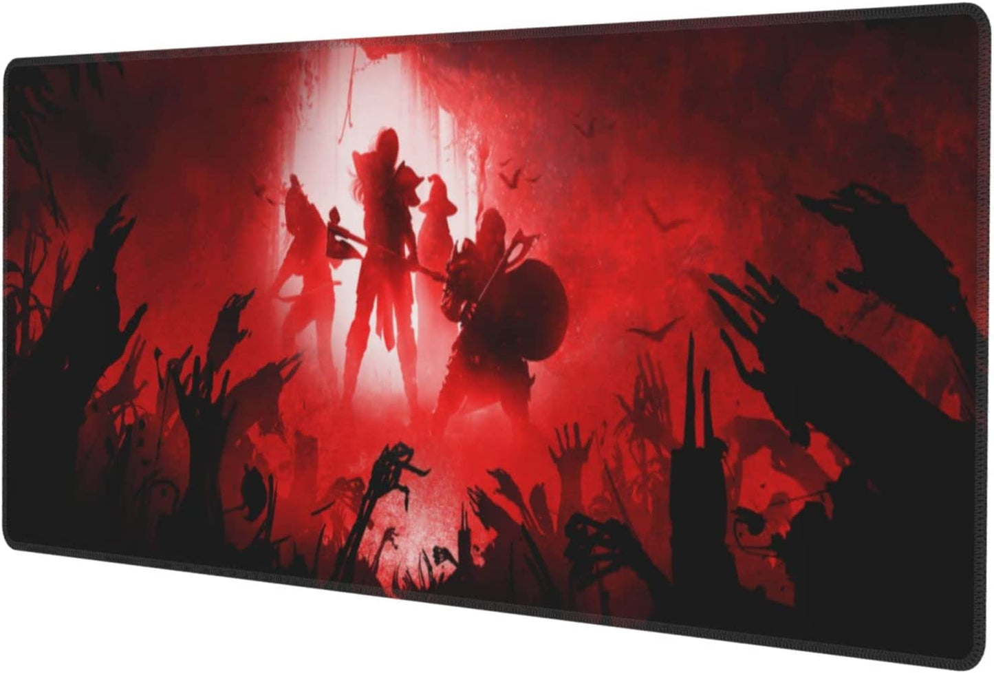 Warrior Peace Gaming Mouse Pad Extended  XL Stitched Edges Mousepad - Large Mouse Pad 80x30cm