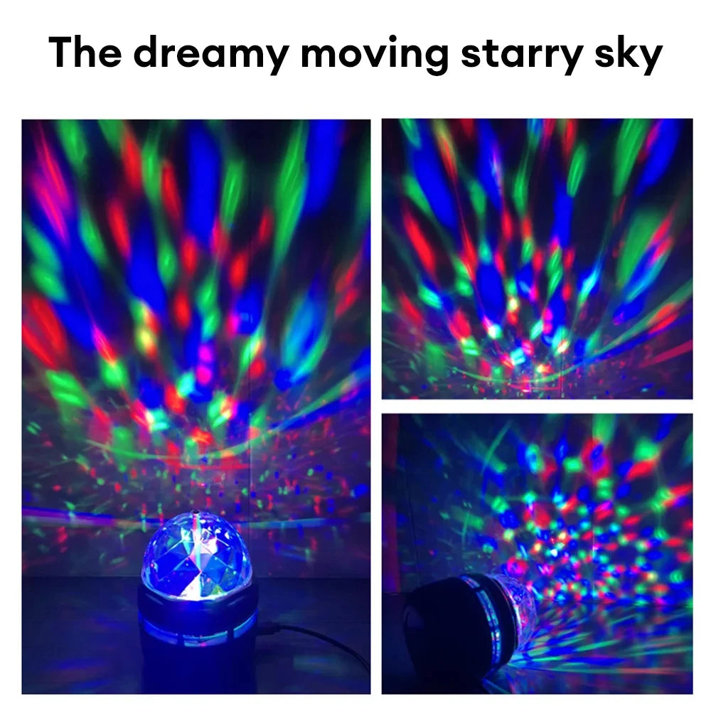 USB Starry Projector Galaxy Night Light With Ocean Wave Sky Light Projector for Bedroom Decoration Birthday Gift Party