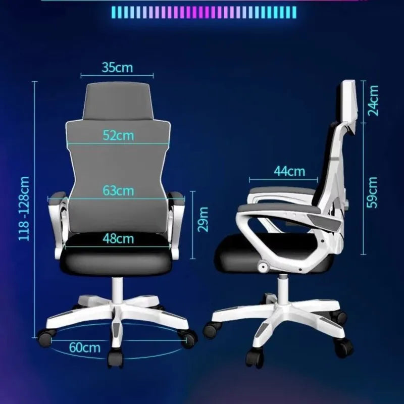 Computer Chair Home Office Comfortable Gaming Chairs Reclining Seat Ergonomic