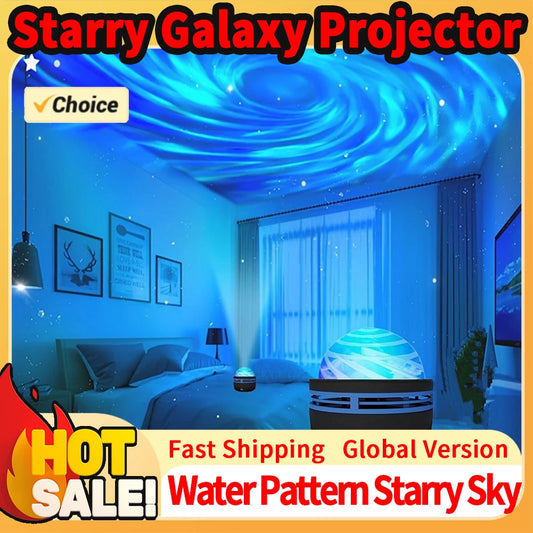 Starry Sky Galaxy Projection LED Night Light for Room Decor